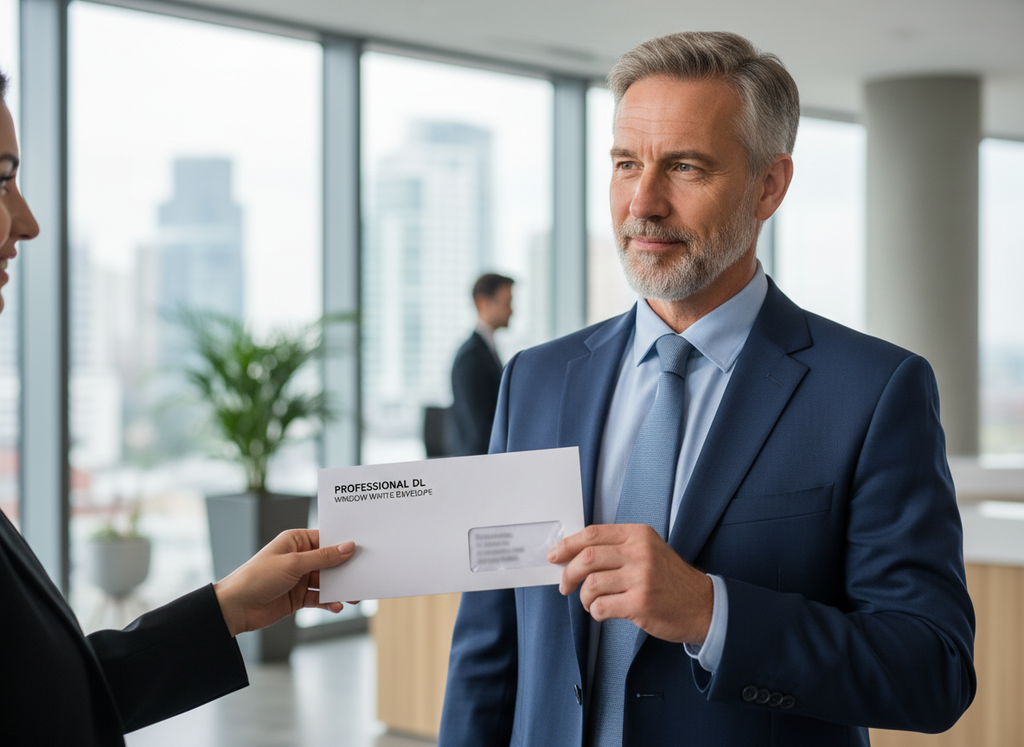 Professional DL Window Envelopes - Ready for High-Volume Mailing - Pack of 1,000